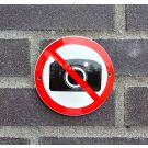 Camera prohibition sign