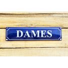 Dames straatnaambord