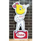 Esso lady enamel sign