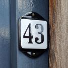 House number for narrow doorframe