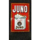 Juno porcelain sign