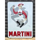 Martini Jockey enamel sign