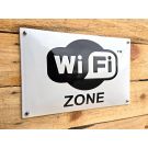 Wifi Zone 30x20cm