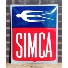 Simca enamel sign