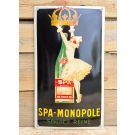 Enamel sign Spa-Monopole source reine