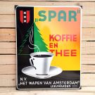 Enamel sign Spar Koffie en Thee