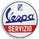 Vespa Servizio large enamel