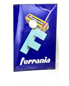 Ferrania Film Roll old enamel sign