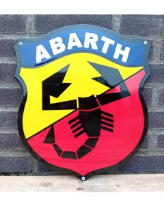 Enamel sign Abarth