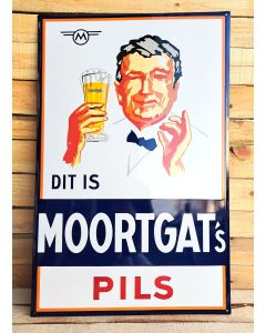 Moortgat's Pils Enamel sign XL