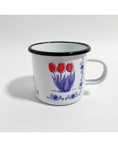 Enamel mug Dutch Tulip