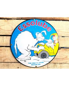 Essolube "The Only 5-Star Motor Oil" - Enamel Sign