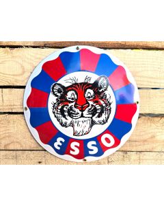 Esso Tiger vintage - Enamel sign