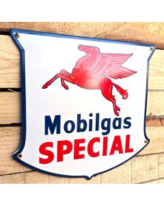 pegasus mobilgas special enamel sign