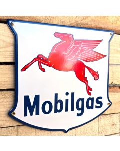 Enamel sign Mobilgas Pegasus