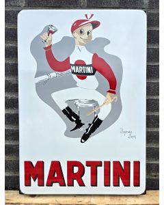 Martini Jockey enamel sign