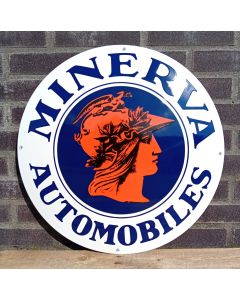 Minerva automobiles enamel