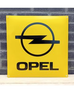 Opel enamel yellow