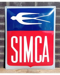 Simca enamel sign