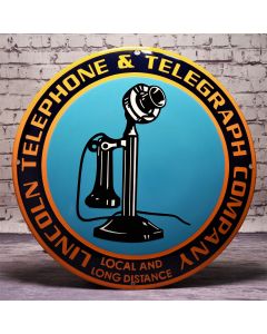 Telephone & Telegraph enamel