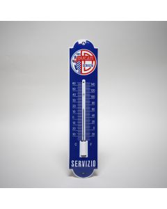 Ducati blue enamel thermometer
