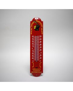 Indian red enamel thermometer