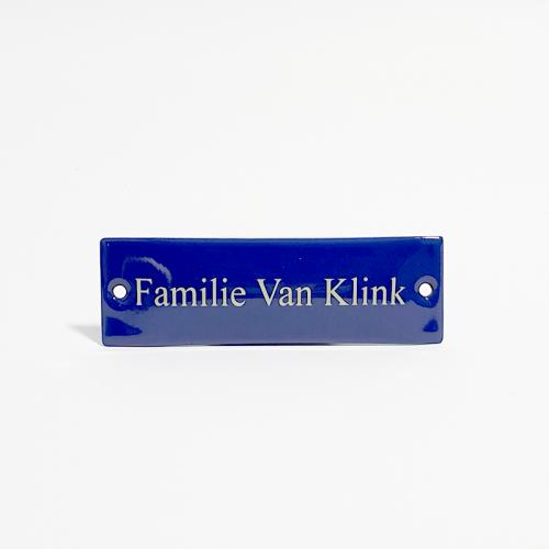 Nameplate curved